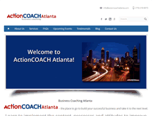 Tablet Screenshot of actioncoachatlanta.com